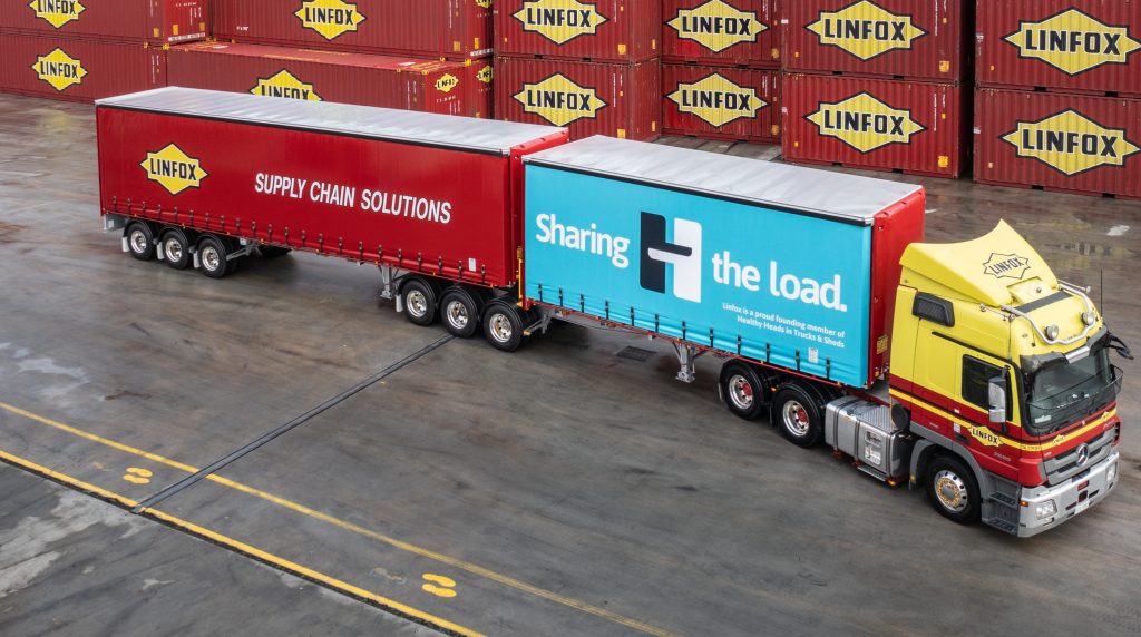 Linfox Truck on Hardstand